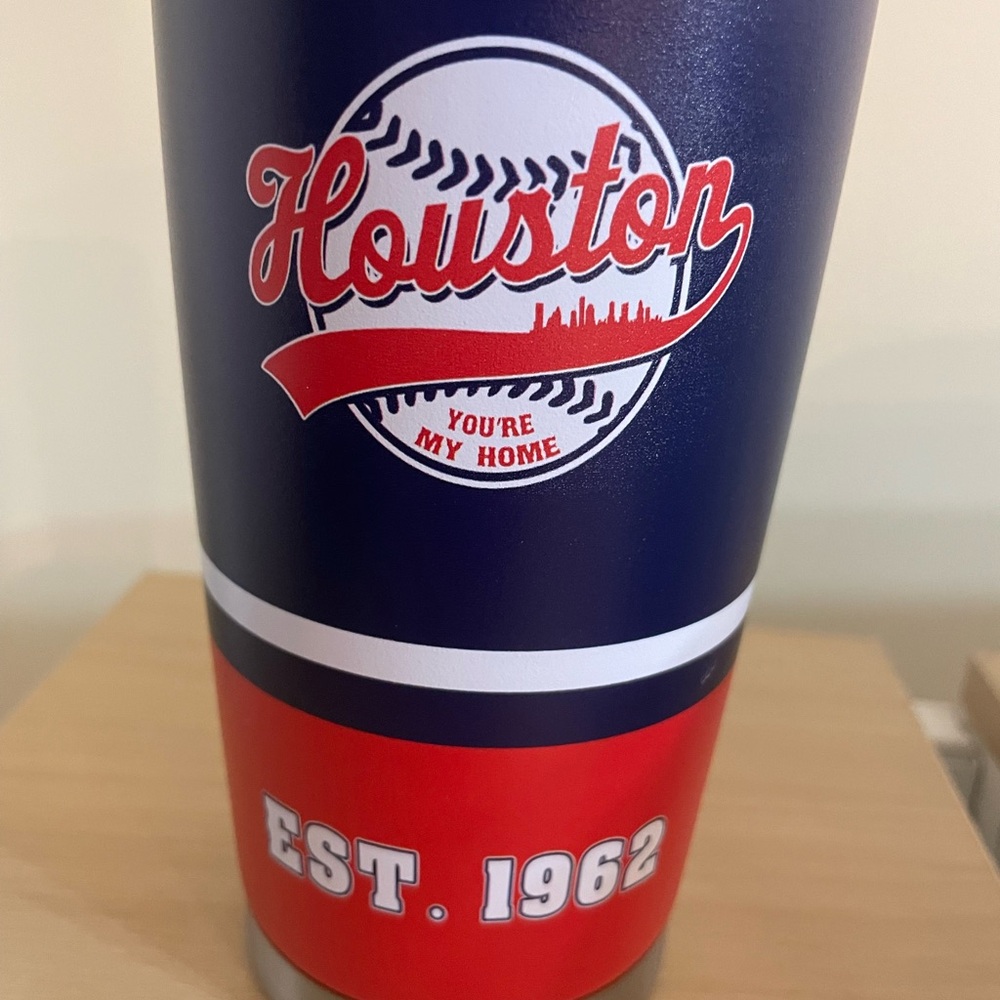 Houston Insulated Tumbler - Red and Blue